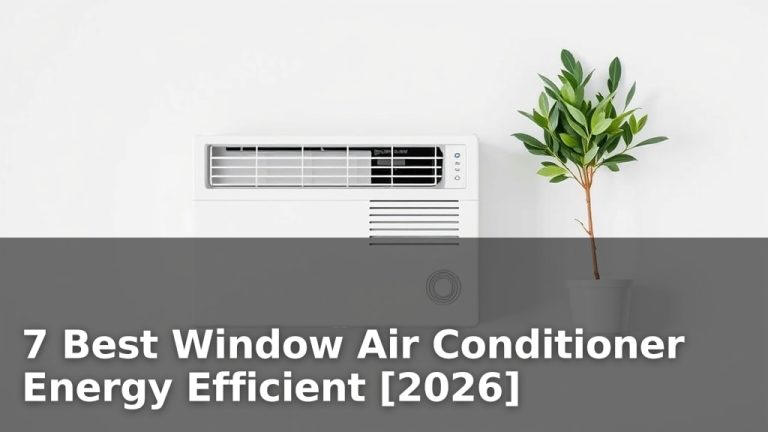 7 Best Window Air Conditioner Energy Efficient [2026]