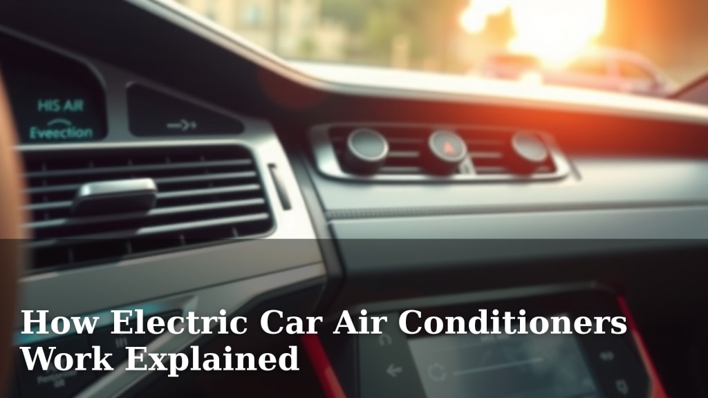 How Electric Car Air Conditioners Work Explained
