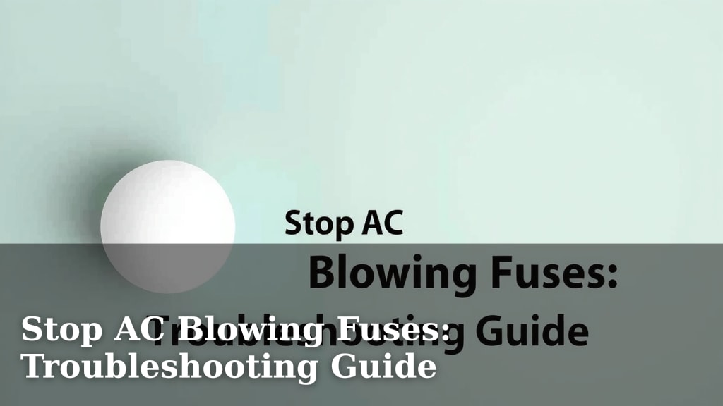 Stop AC Blowing Fuses: Troubleshooting Guide