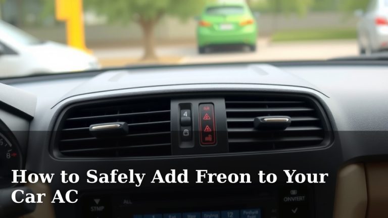 How to Safely Add Freon to Your Car AC