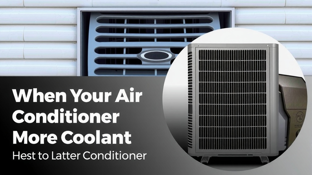 When Your Air Conditioner Needs More Coolant