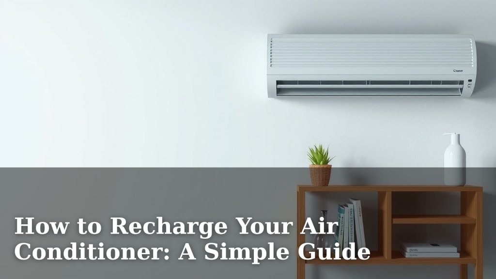 How to Recharge Your Air Conditioner: A Simple Guide