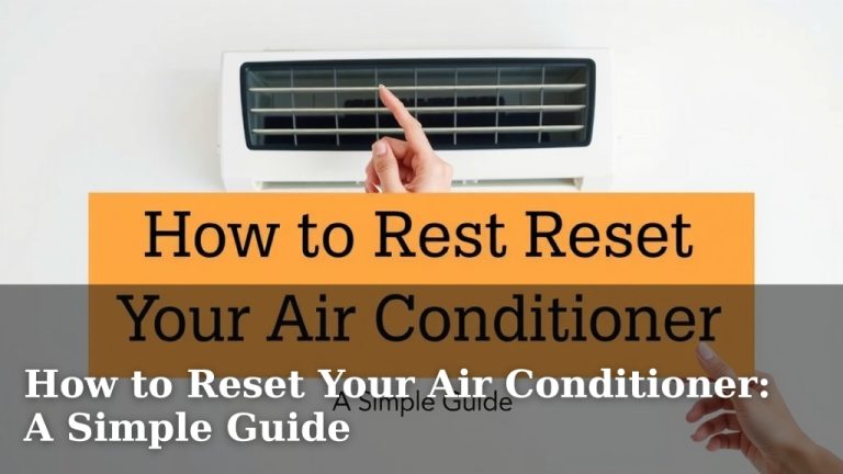How to Reset Your Air Conditioner: A Simple Guide
