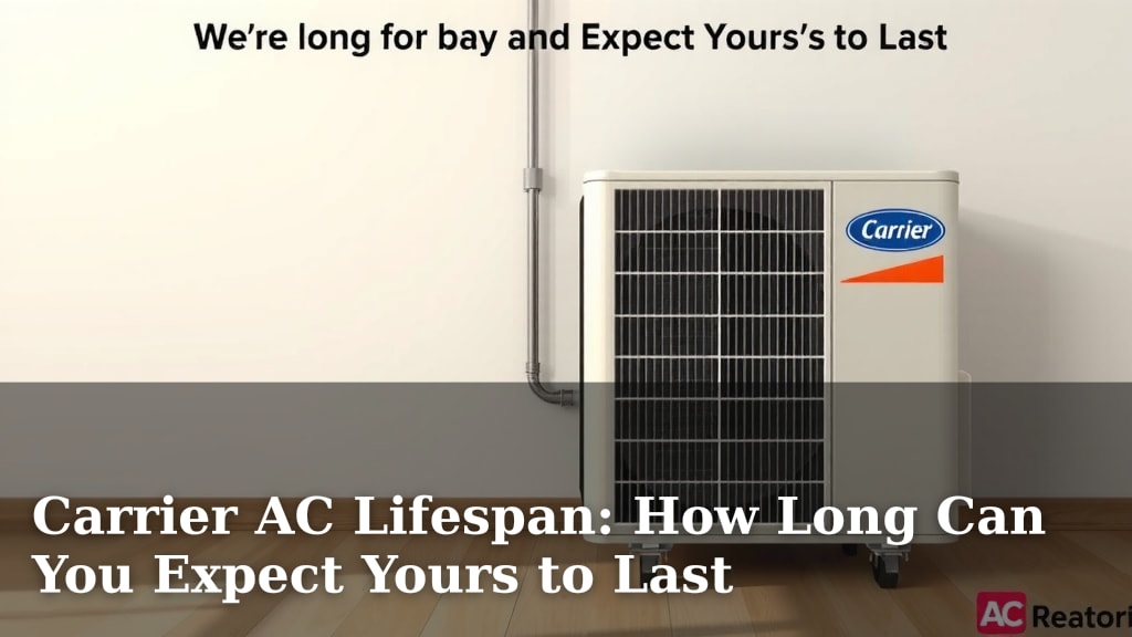 Carrier AC Lifespan: How Long Can You Expect Yours to Last