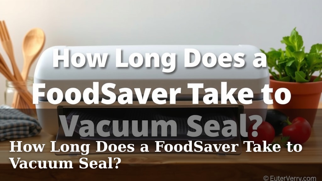 How Long Does a FoodSaver Take to Vacuum Seal?