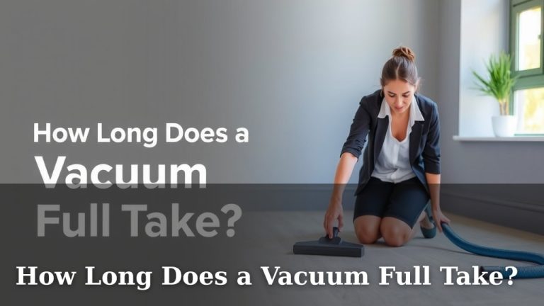 How Long Does a Vacuum Full Take?