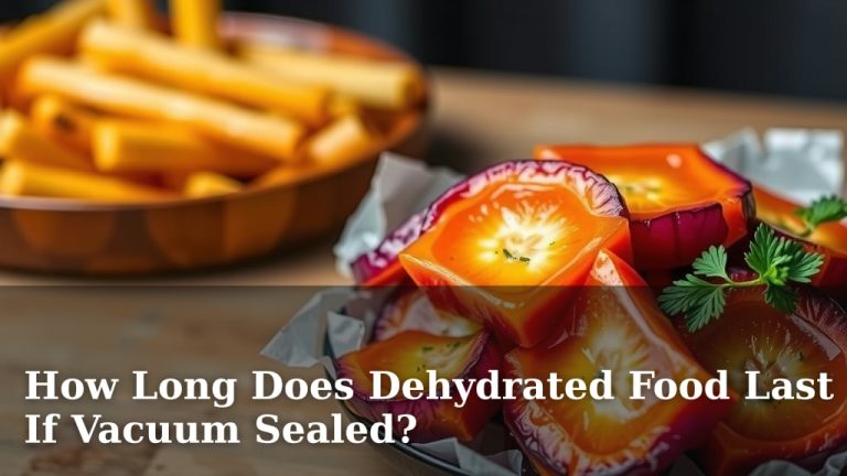 How Long Does Dehydrated Food Last If Vacuum Sealed?