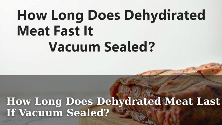 How Long Does Dehydrated Meat Last If Vacuum Sealed?