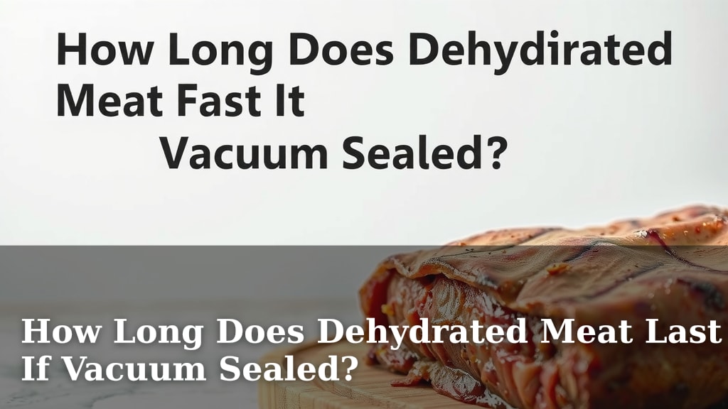 How Long Does Dehydrated Meat Last If Vacuum Sealed?