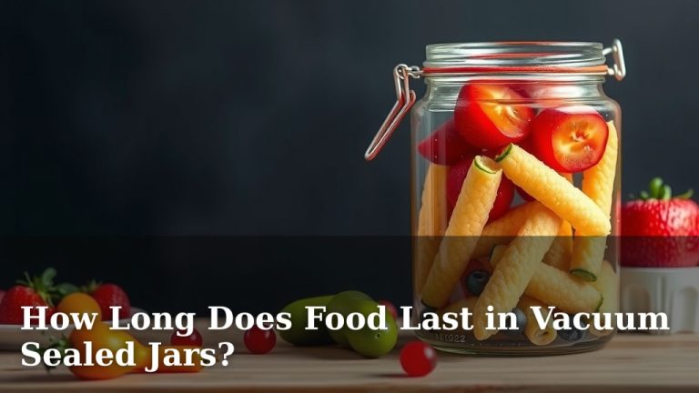 How Long Does Food Last in Vacuum Sealed Jars?