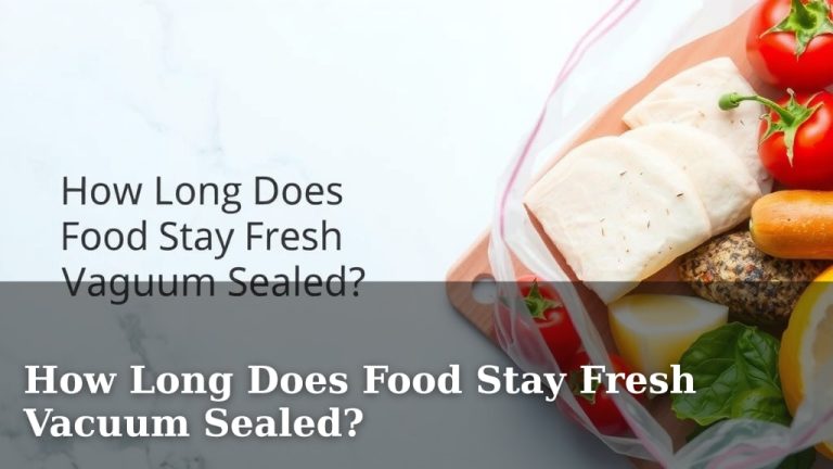 How Long Does Food Stay Fresh Vacuum Sealed?