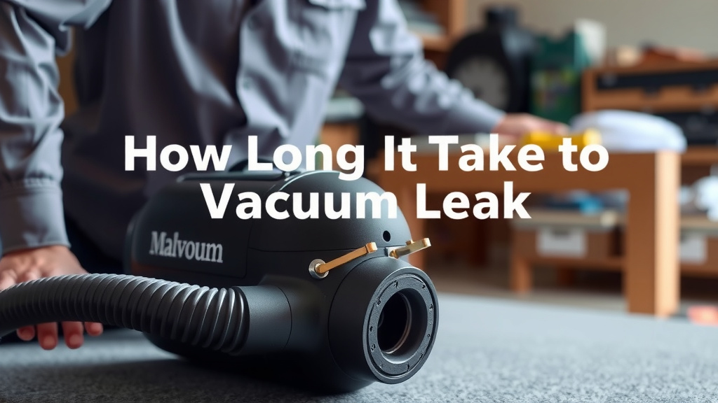 Pinpointing and Fixing Vacuum Leaks: A Time Estimate