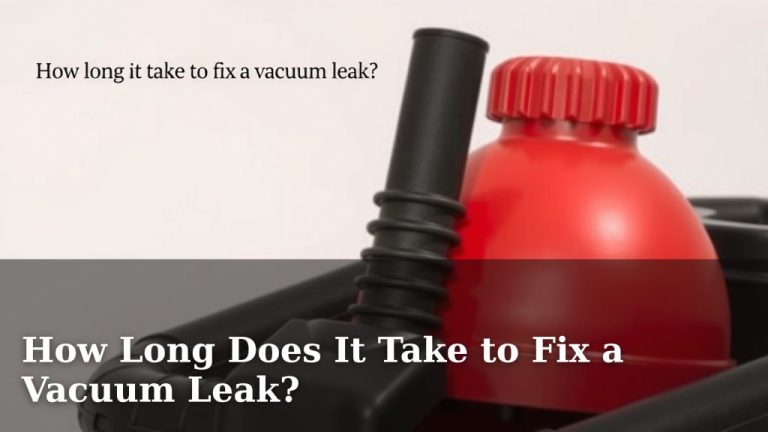 How Long Does It Take to Fix a Vacuum Leak?