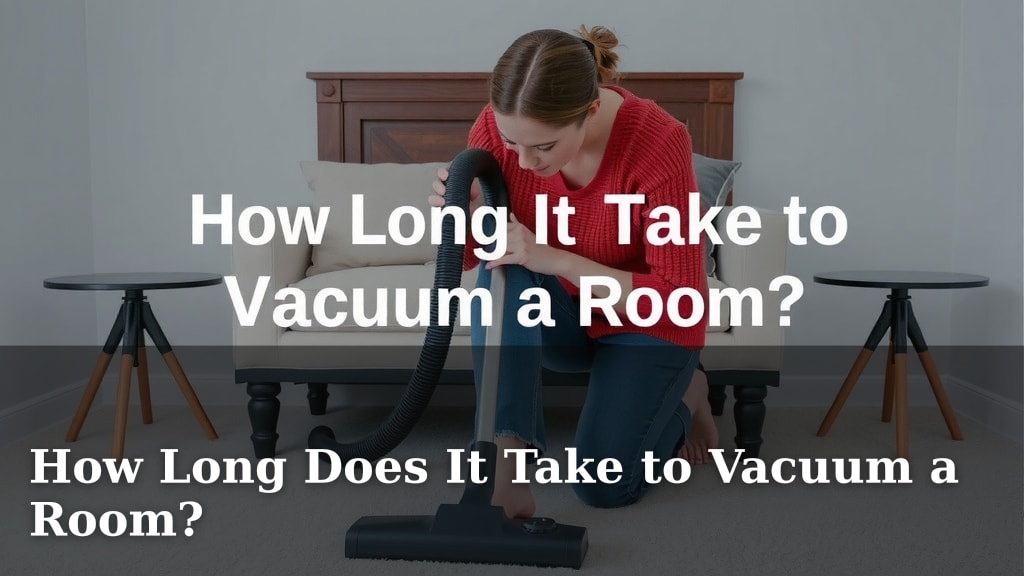 How Long Does It Take to Vacuum a Room?