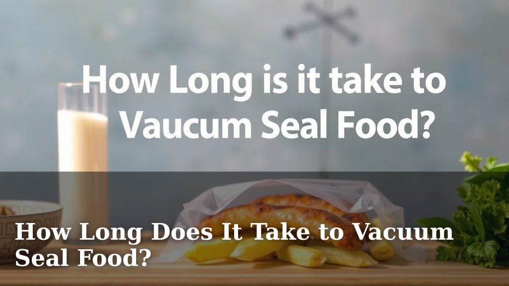 How Long Does It Take to Vacuum Seal Food?