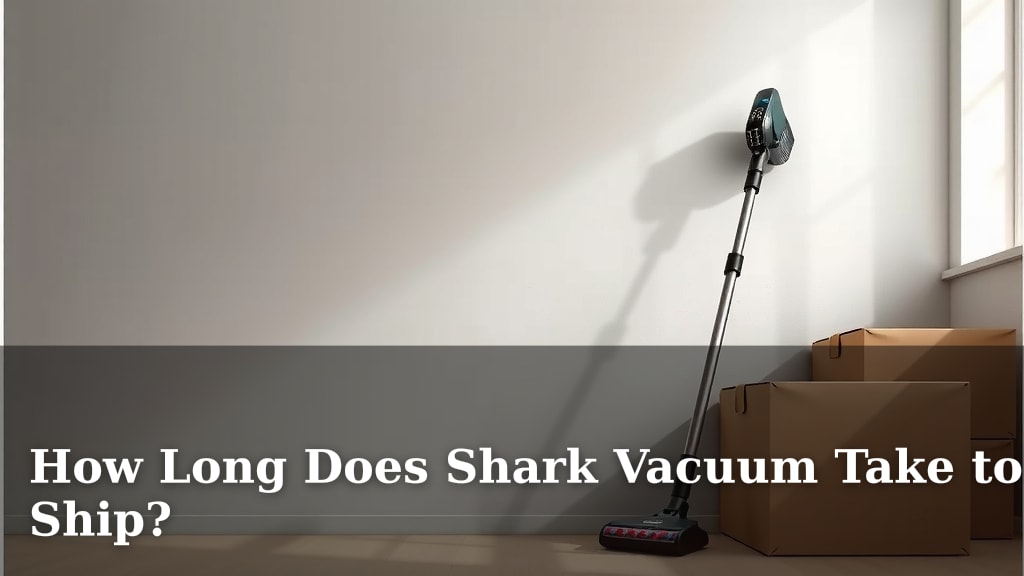 How Long Does Shark Vacuum Take to Ship?