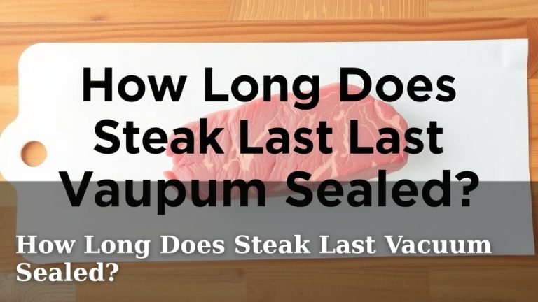 How Long Does Steak Last Vacuum Sealed?
