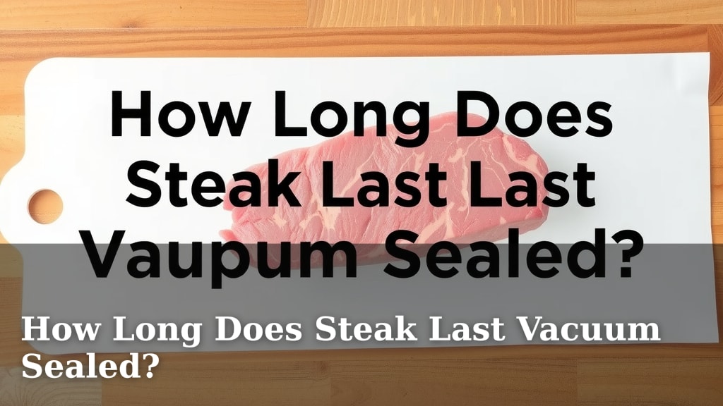 How Long Does Steak Last Vacuum Sealed?