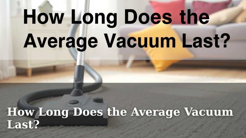 How Long Does the Average Vacuum Last?