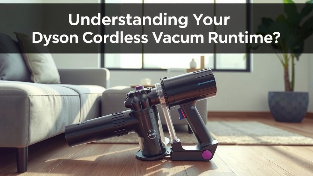 Understanding Your Dyson Cordless Vacuum's Runtime