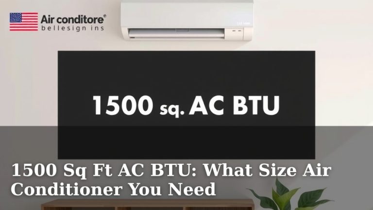 1500 Sq Ft AC BTU: What Size Air Conditioner You Need