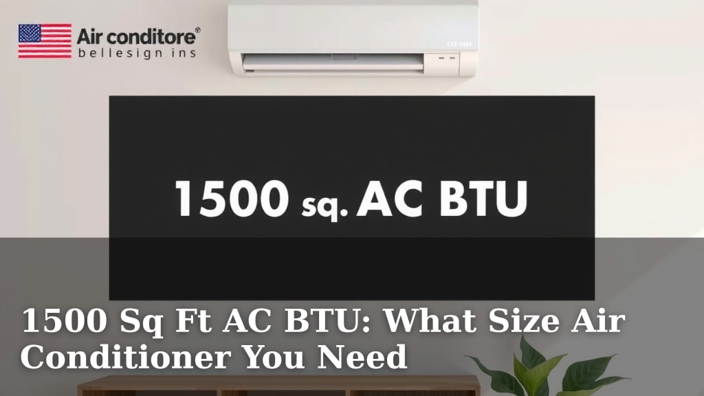 1500 Sq Ft AC BTU: What Size Air Conditioner You Need