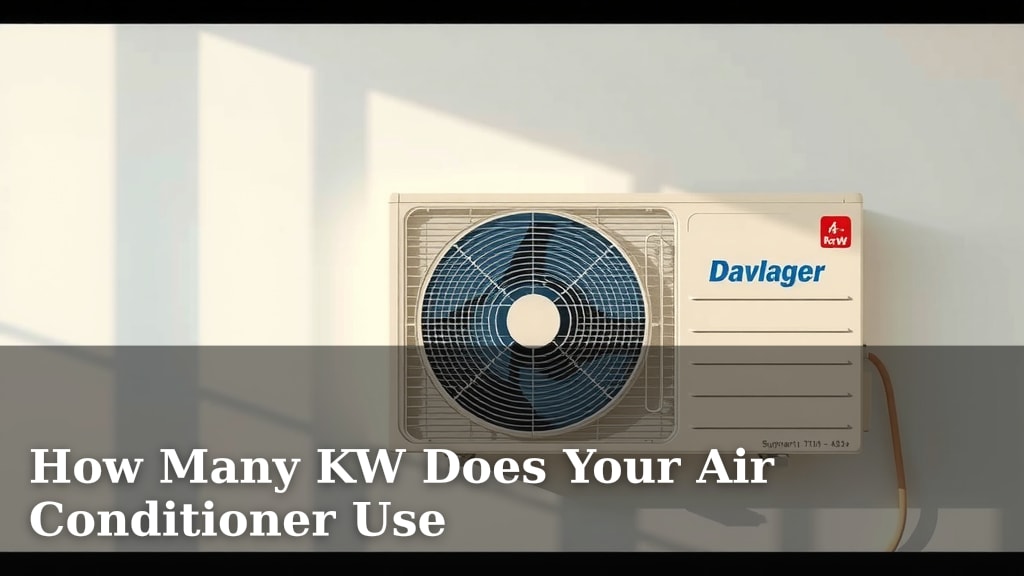 How Many KW Does Your Air Conditioner Use
