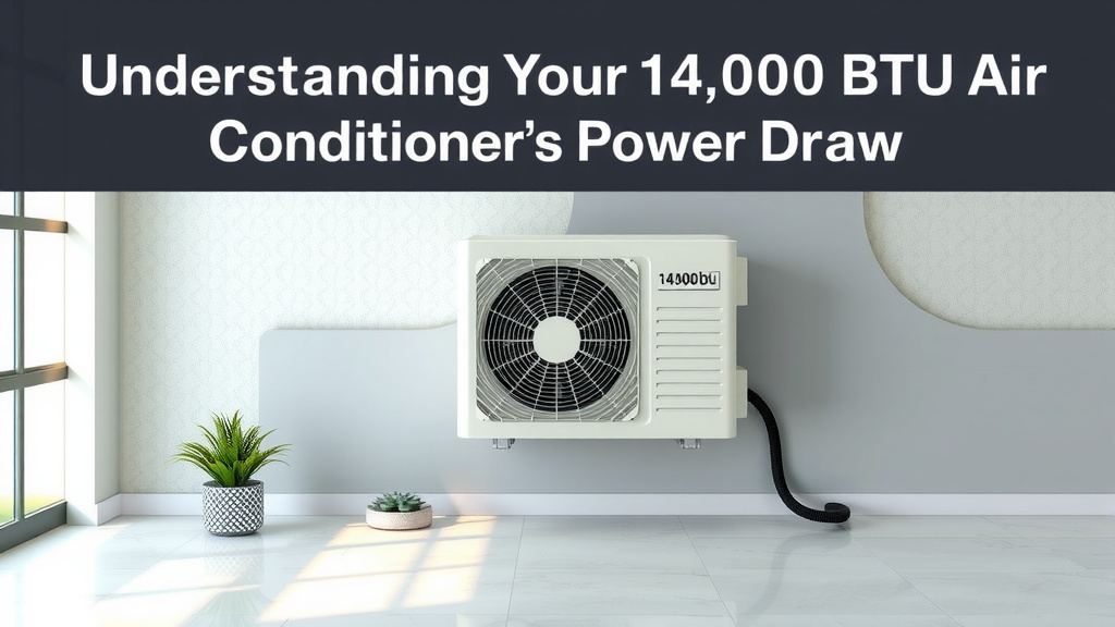Understanding Your 14,000 BTU Air Conditioner's Power Draw