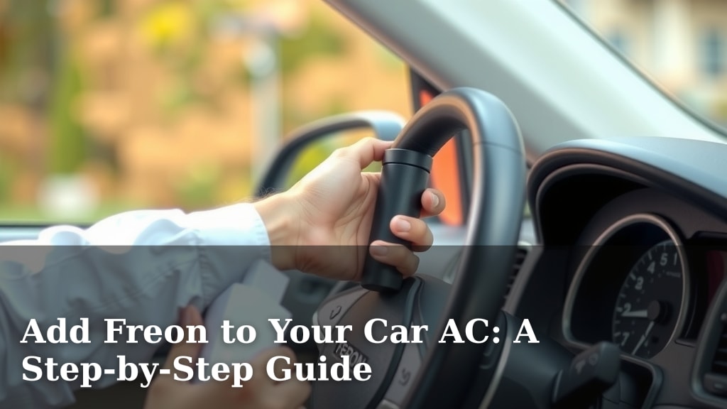 Add Freon to Your Car AC: A Step-by-Step Guide