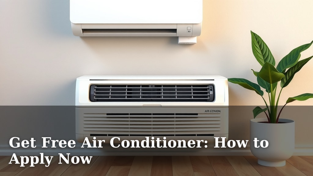 Get Free Air Conditioner: How to Apply Now