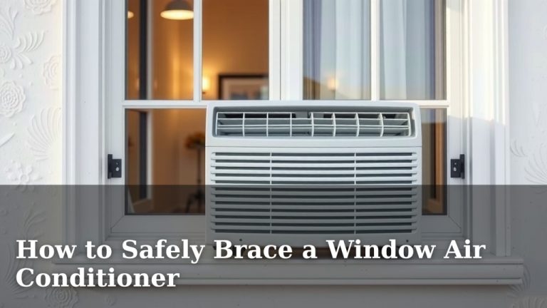 How to Safely Brace a Window Air Conditioner