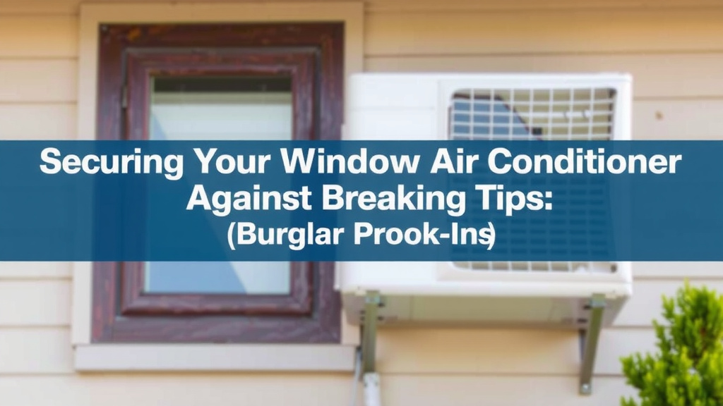 Securing Your Window Air Conditioner Against Break-Ins