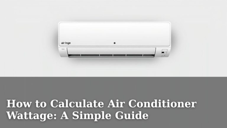 How to Calculate Air Conditioner Wattage: A Simple Guide