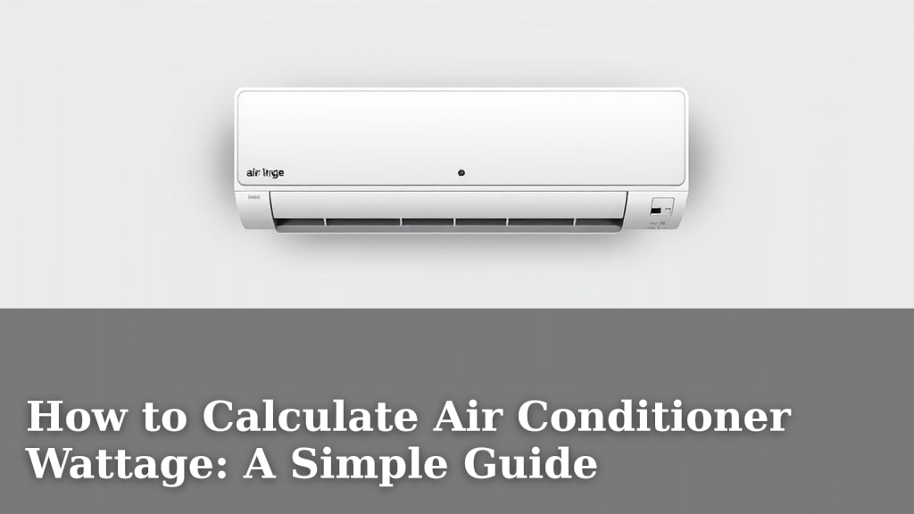 How to Calculate Air Conditioner Wattage: A Simple Guide