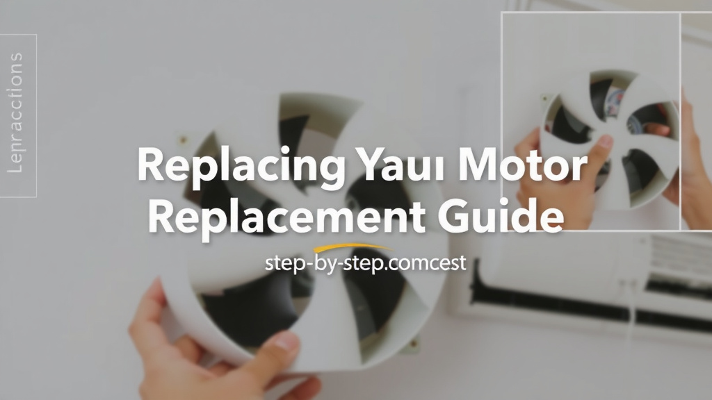 Replacing Your Air Conditioner's Fan Motor: A Step-by-Step Guide