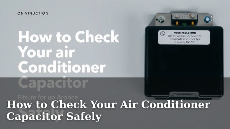 How to Check Your Air Conditioner Capacitor Safely