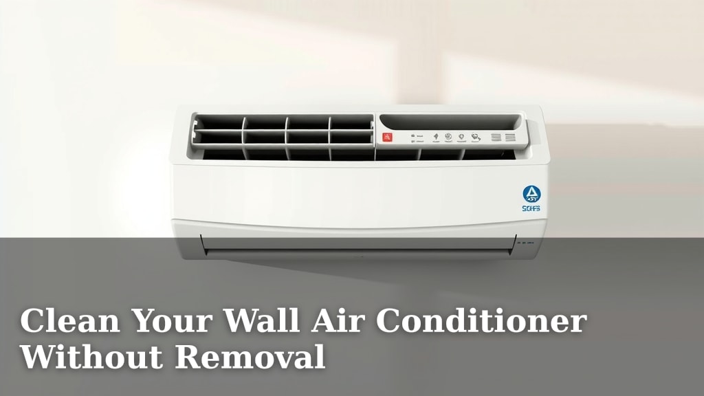 Clean Your Wall Air Conditioner Without Removal