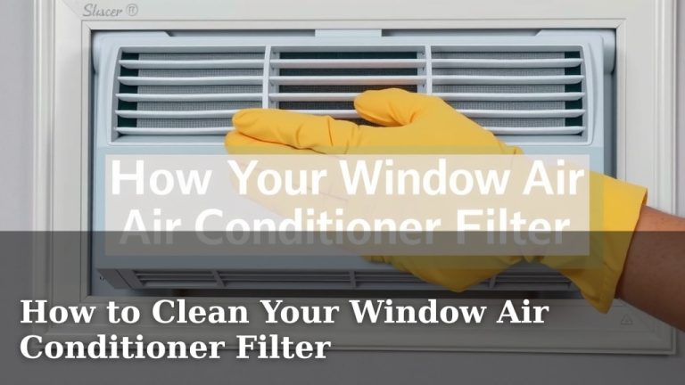 How to Clean Your Window Air Conditioner Filter