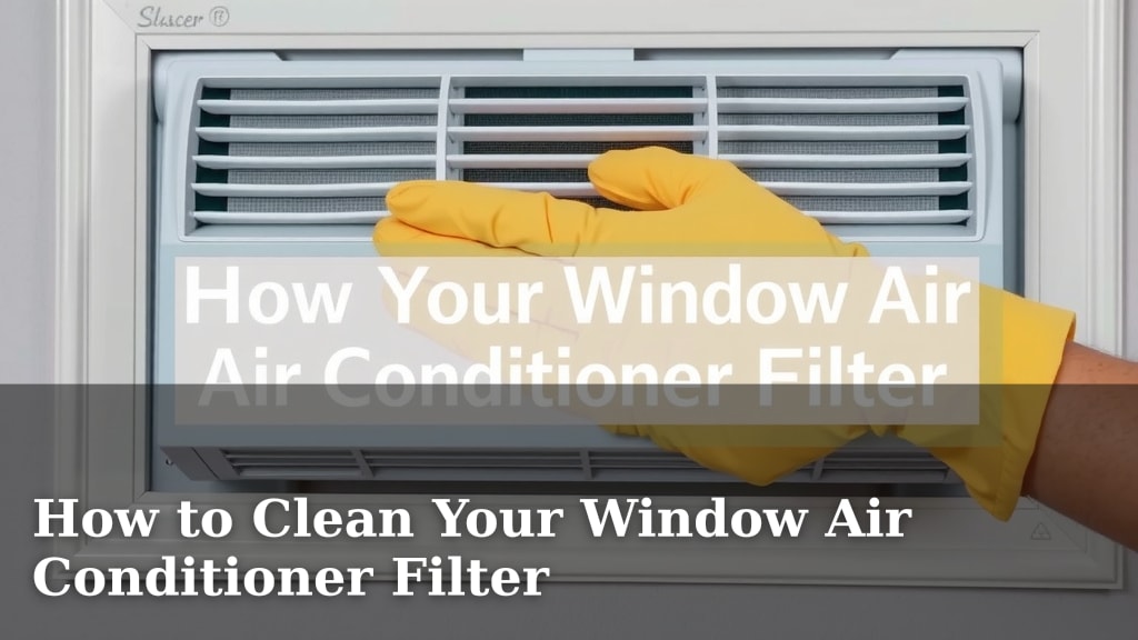 How to Clean Your Window Air Conditioner Filter