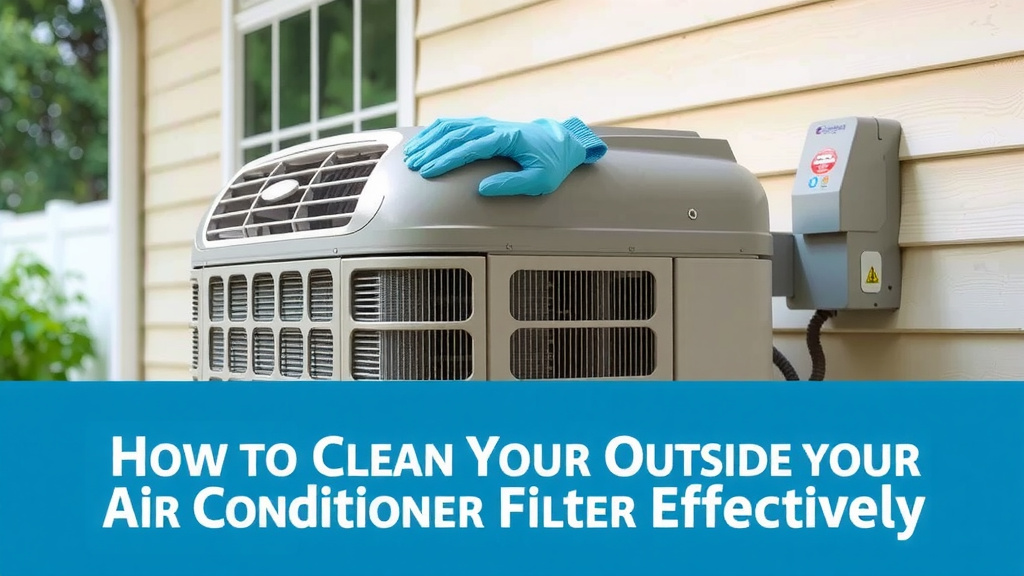 Cleaning Your Outdoor Air Conditioner Filter Effectively