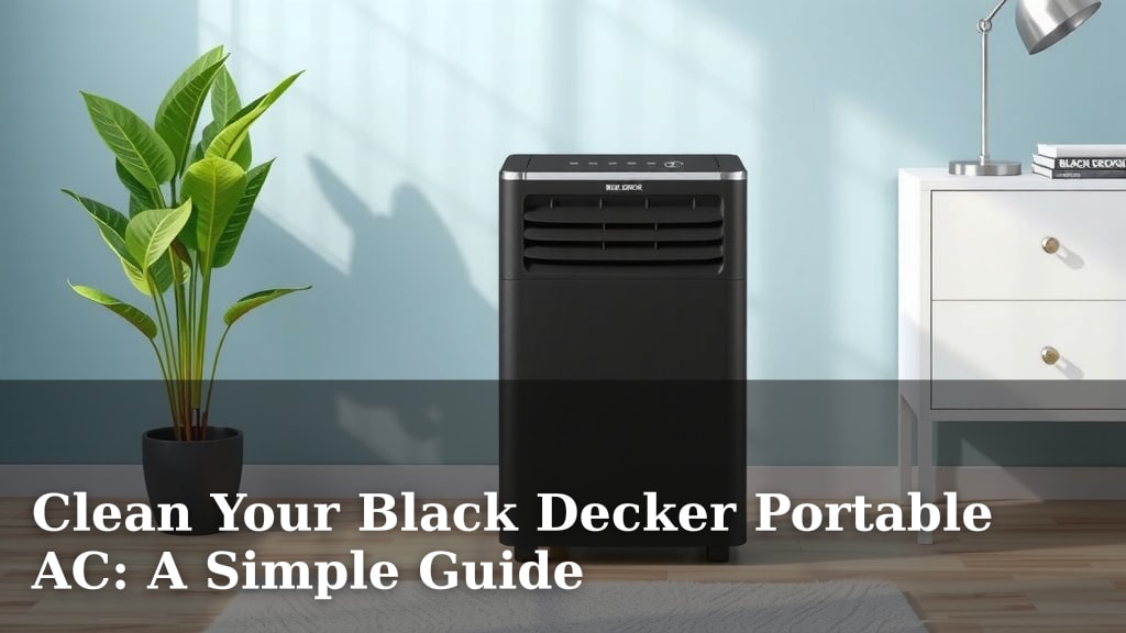 Clean Your Black Decker Portable AC: A Simple Guide