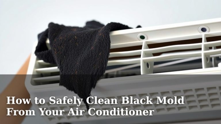 How to Safely Clean Black Mold From Your Air Conditioner