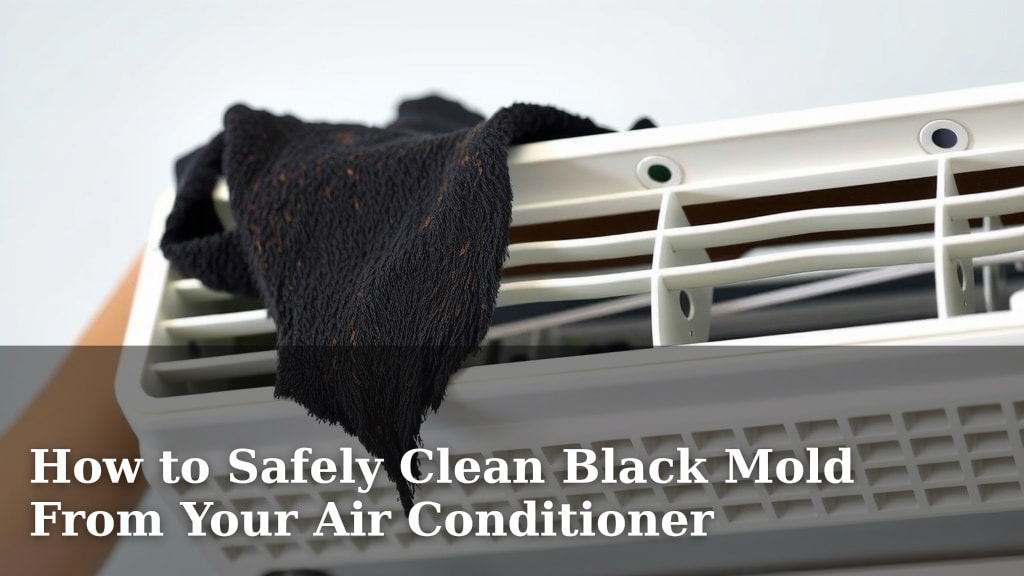 How to Safely Clean Black Mold From Your Air Conditioner