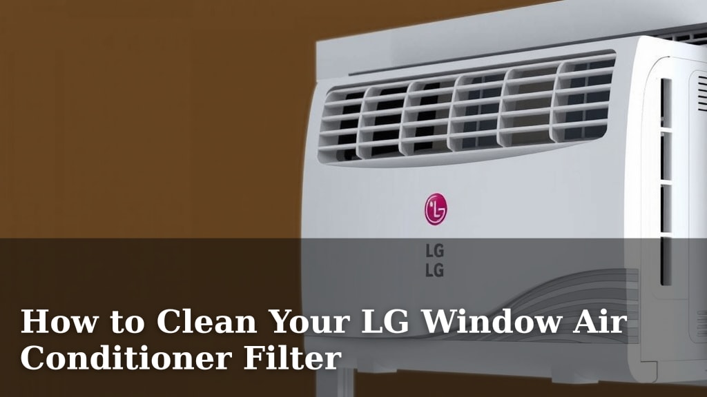 How to Clean Your LG Window Air Conditioner Filter