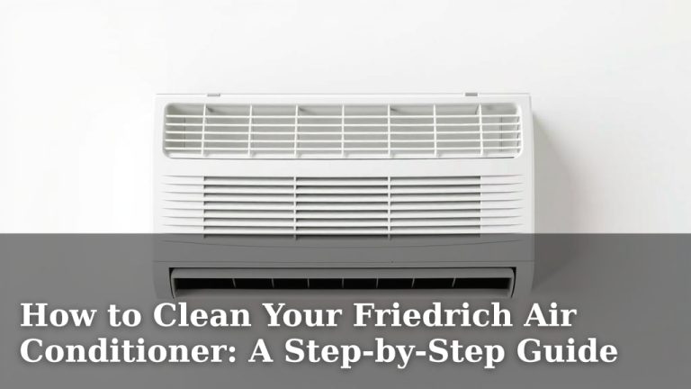 How to Clean Your Friedrich Air Conditioner: A Step-by-Step Guide