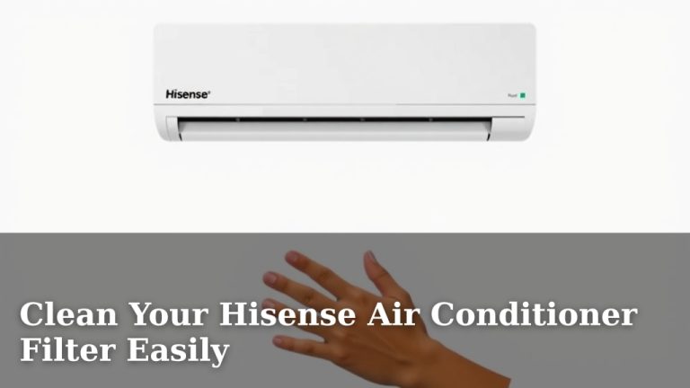 Clean Your Hisense Air Conditioner Filter Easily