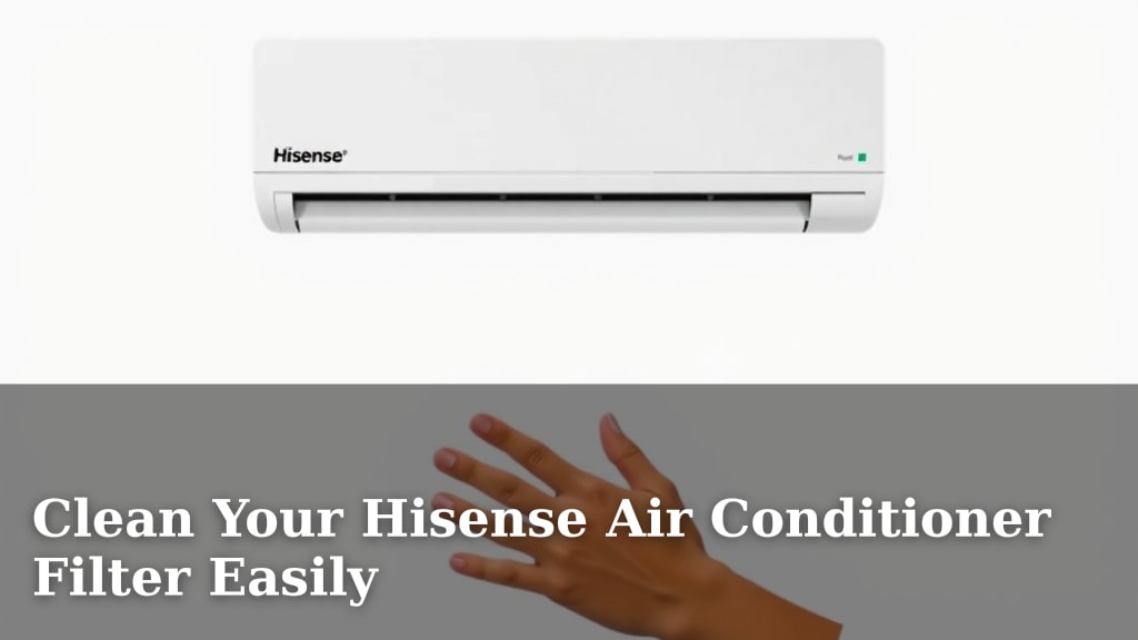 Clean Your Hisense Air Conditioner Filter Easily