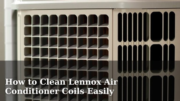 How to Clean Lennox Air Conditioner Coils Easily