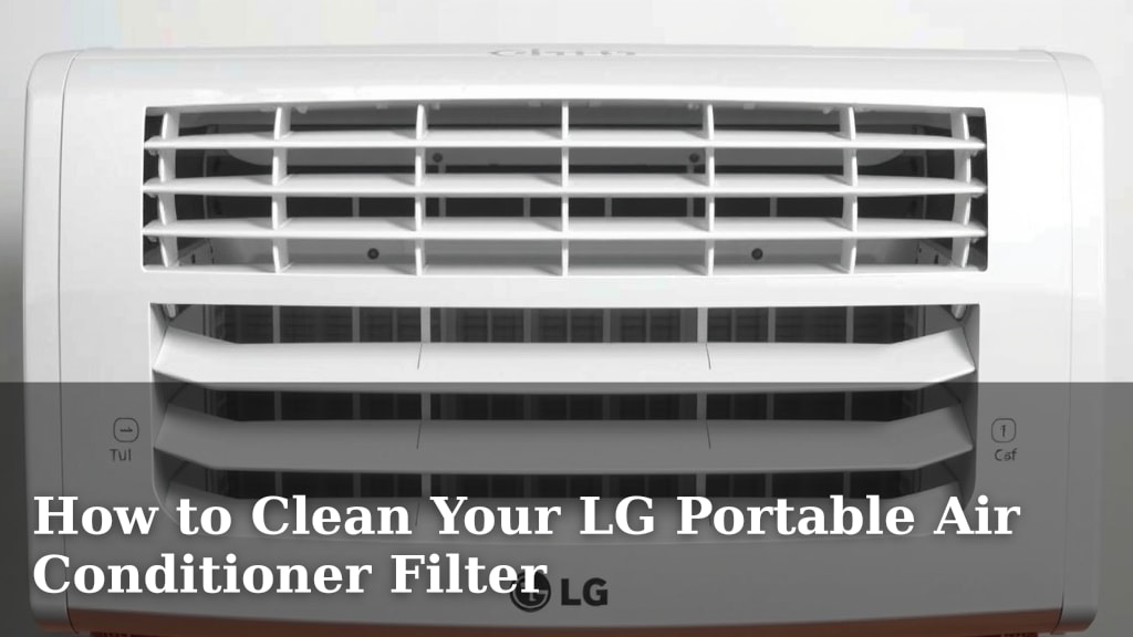 How to Clean Your LG Portable Air Conditioner Filter
