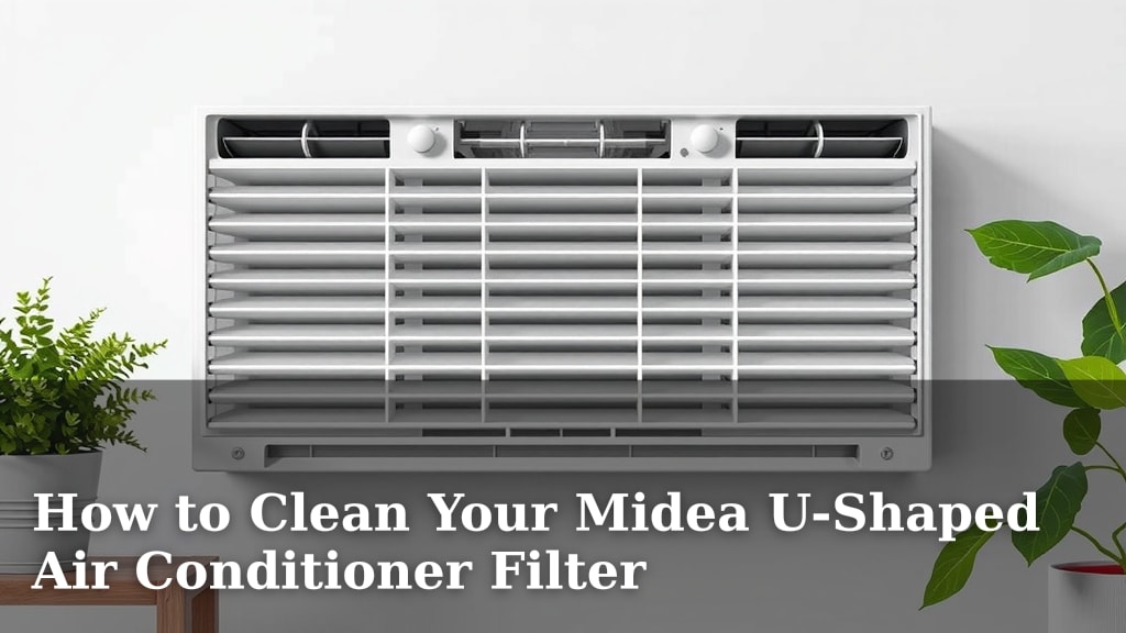 How to Clean Your Midea U-Shaped Air Conditioner Filter